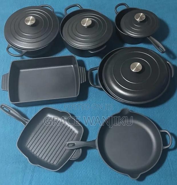 11 PCS Cast Iron Cooking Set