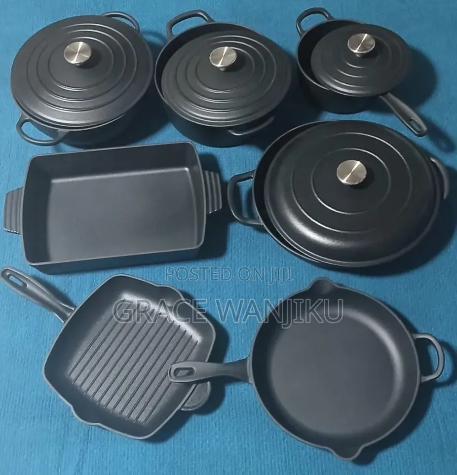 11 PCS Cast Iron Cooking Set