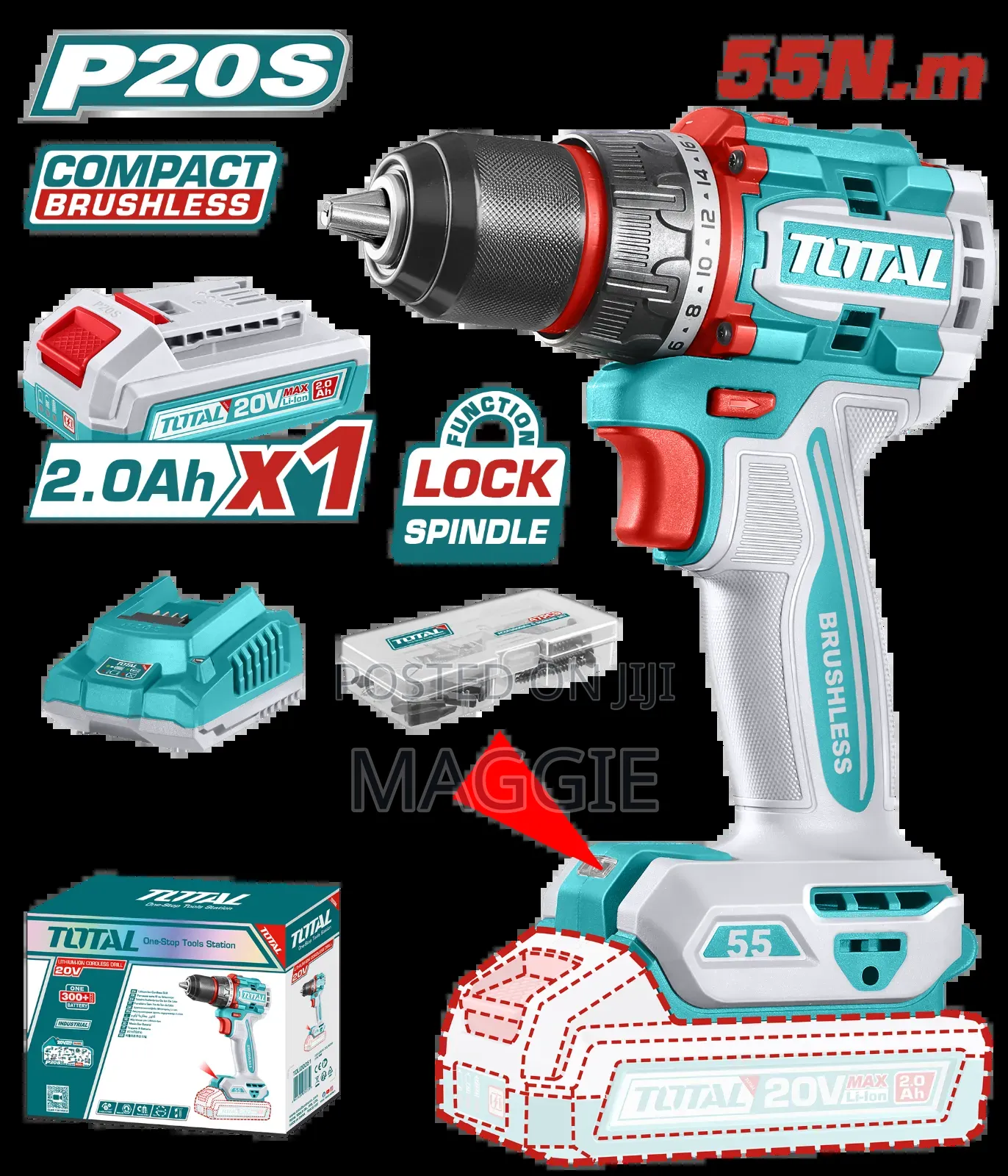 Compact Brushless Cordless Drill
