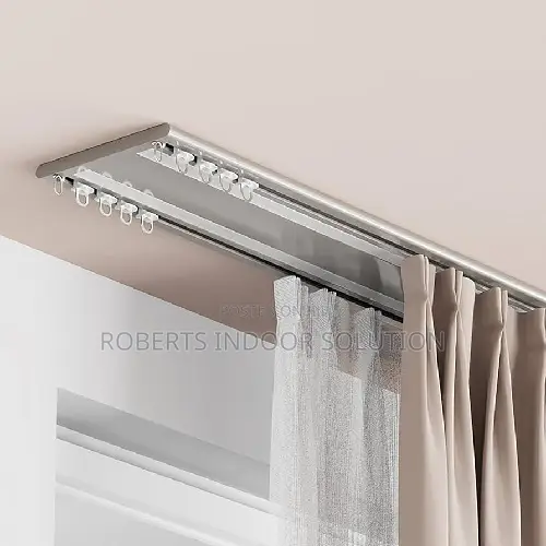 Mount Double Track for Seamless Room Dividers