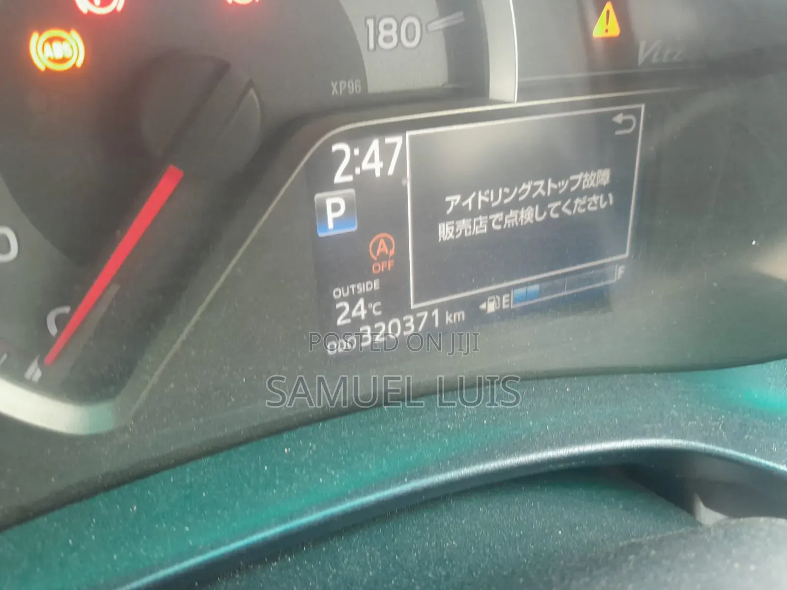 Toyota Vitz 2015 Red