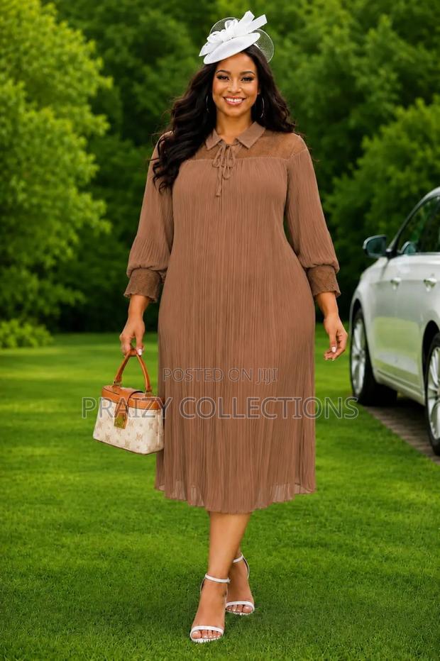 Classy Chiffon Dress -
M-2xl - thumbnail 5