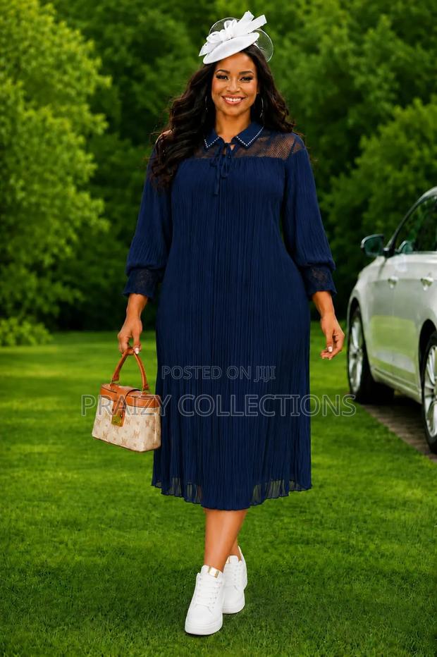 Classy Chiffon Dress -
M-2xl - thumbnail 6