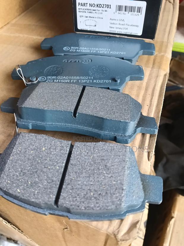 Toyota Vitz,Probox,Platz Asimco Front Brake Pads Kd2701 - thumbnail 2