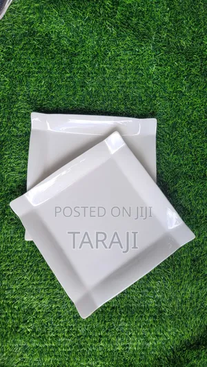 Premium Minimalist Square Ceramic Plates