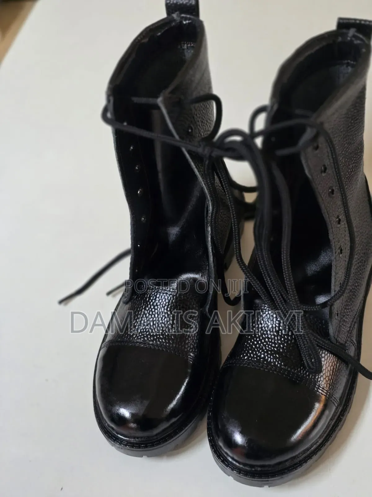 Security Leather Boots