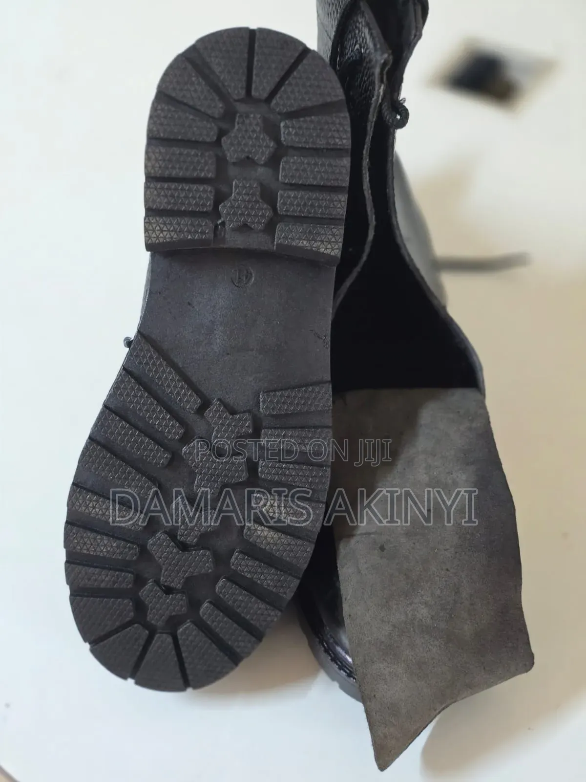 Security Leather Boots
