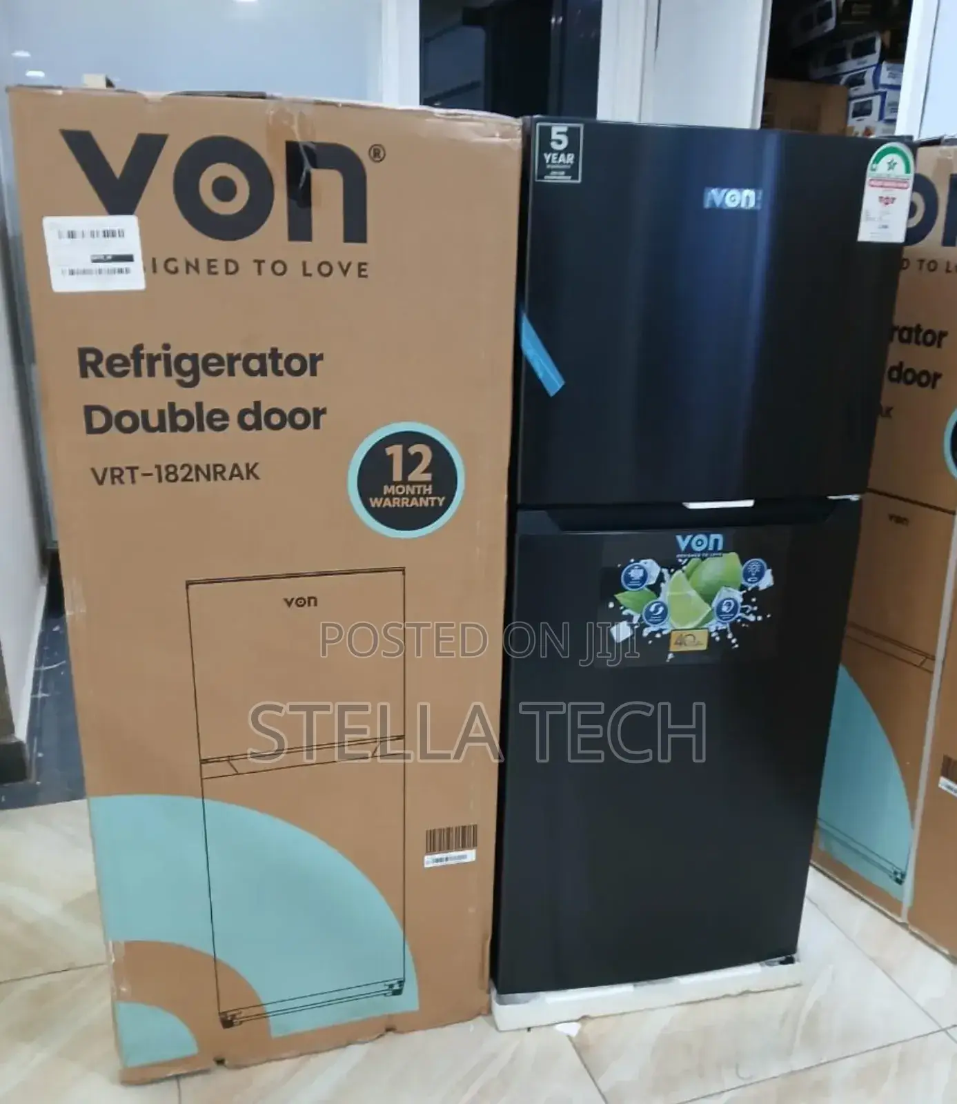 182 Litres No Frost Von Fridge TMF VRT