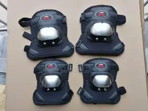 Metallic Knee And Elbow Cap/Set