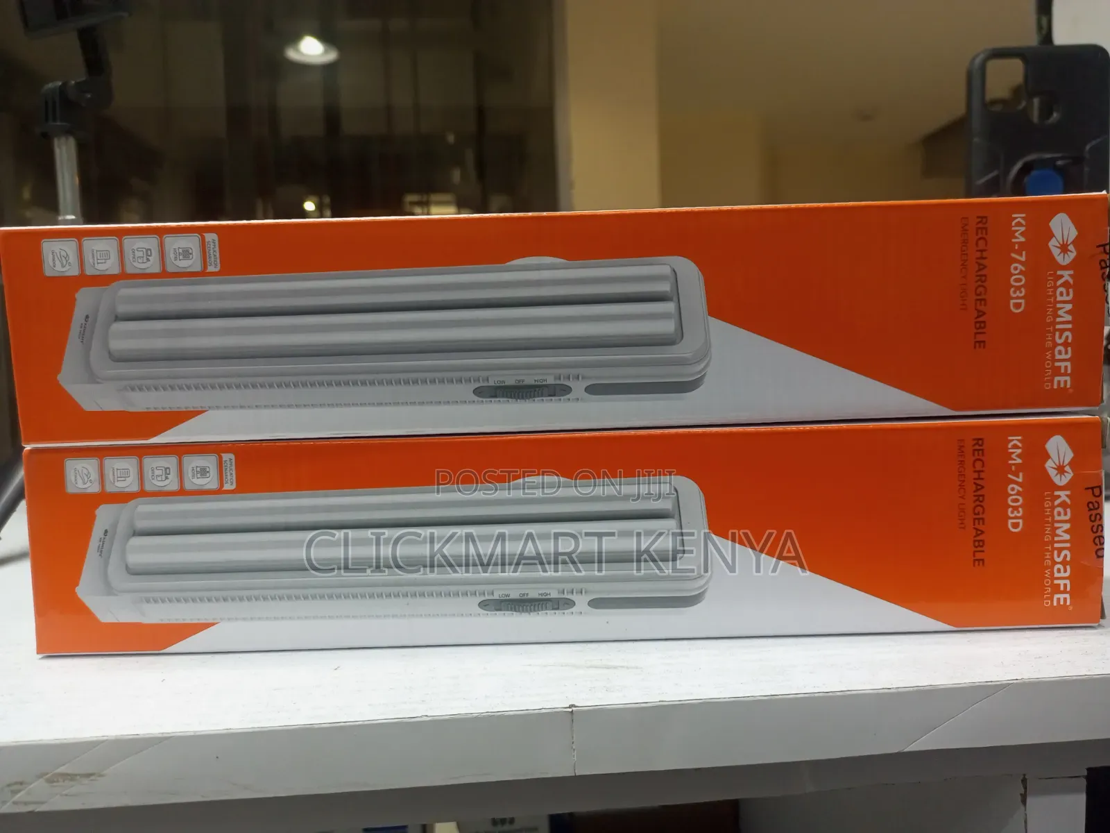 Rechargeable Led Emergency Light Dual Tube Lantern