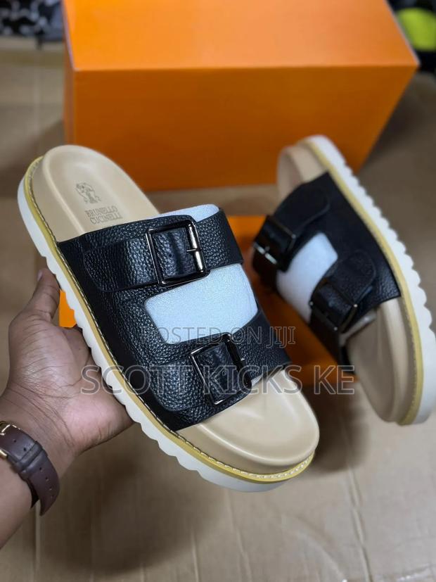 New Arrival Brunello Leather Sandals - thumbnail 3