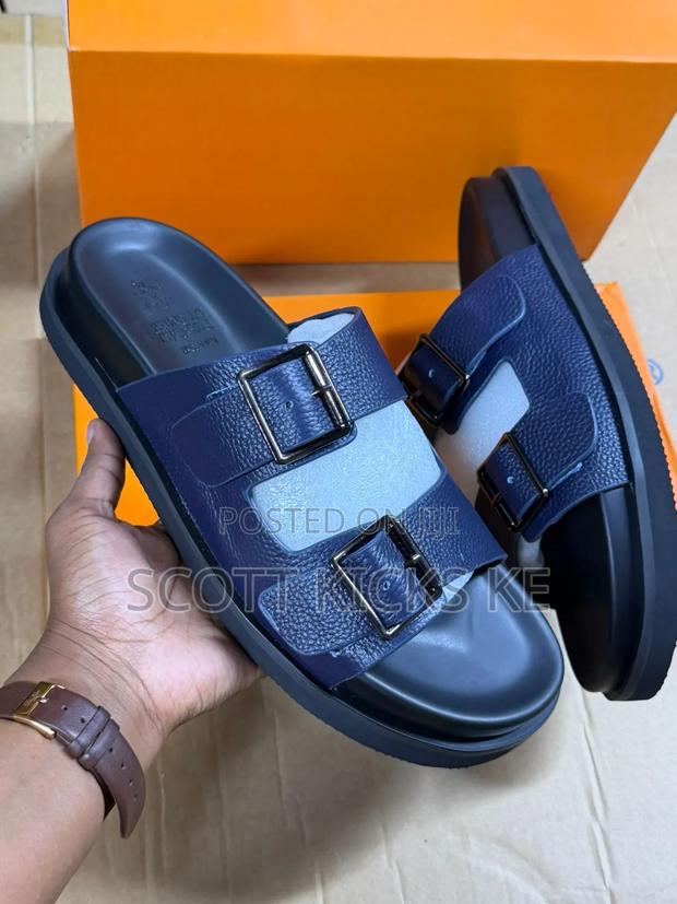 New Arrival Brunello Leather Sandals - thumbnail 4