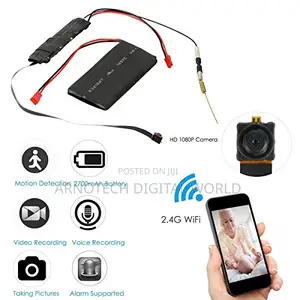Mini Wifi (Pinhole) CCTV - Full Hd1080p,Hidden Security DVR Recording