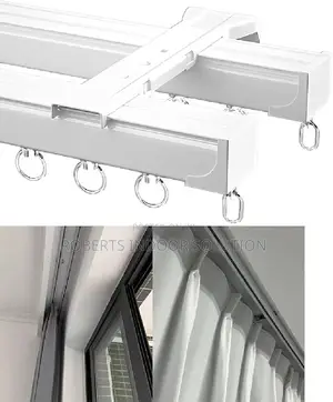 Designer Double Curtain Track