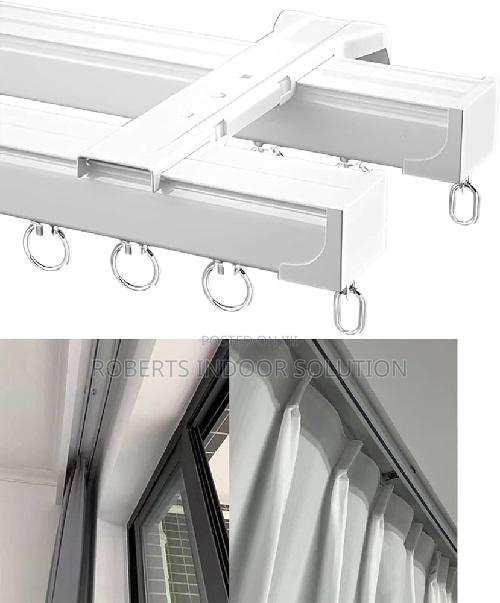 Designer Double Curtain Track