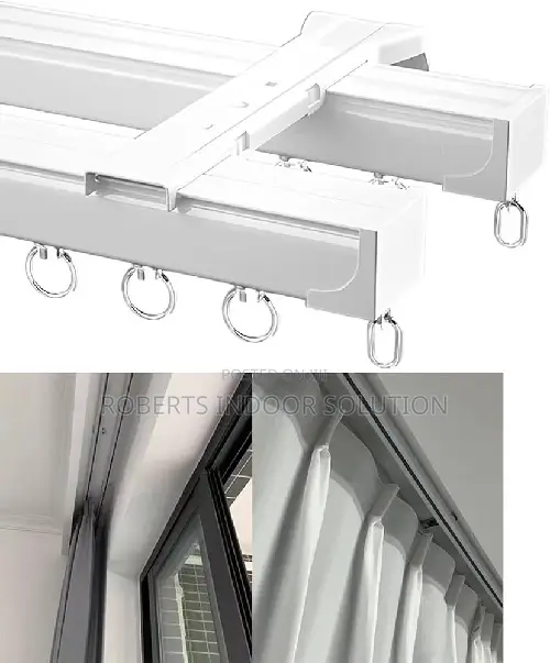 Designer Double Curtain Track