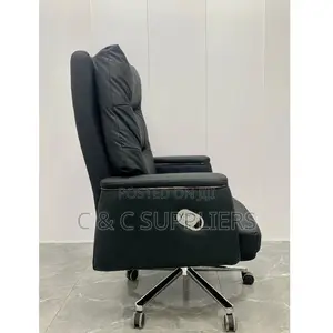 Office Leather Chair With Footrest