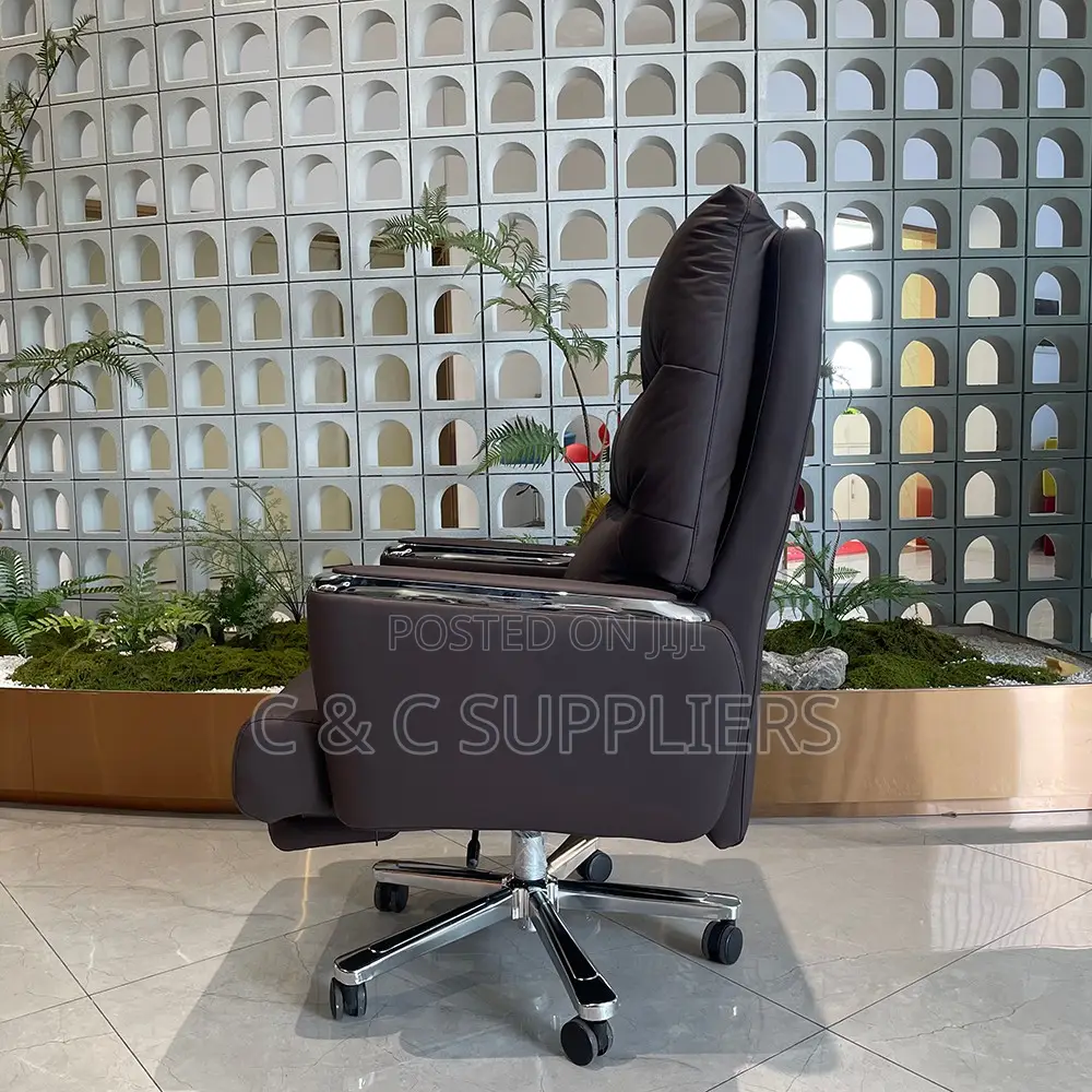 Office Leather Chair With Footrest