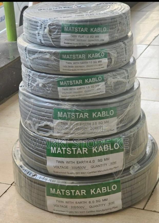 1.5mm 90m Twin With Earth Original Matstar Kablo Cable