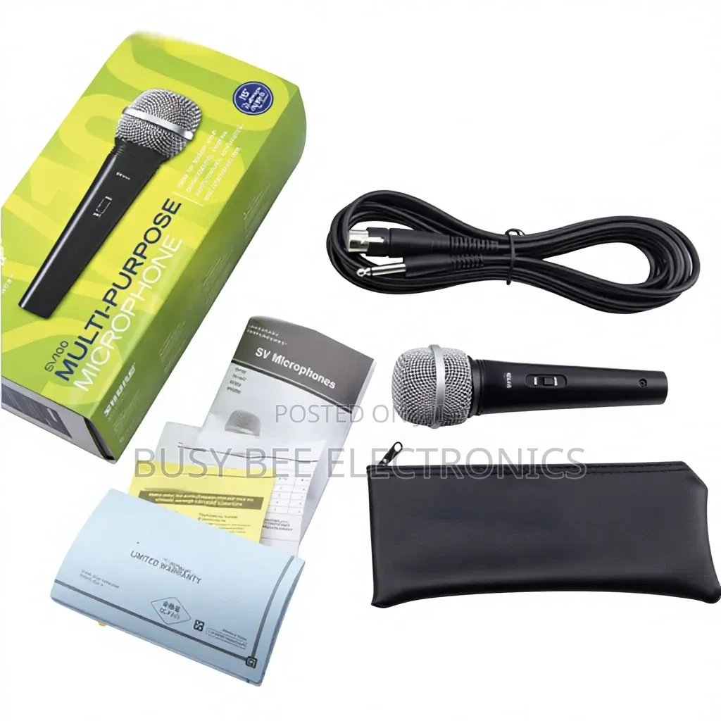 Sv100 Multipurpose Cardioid Dynamic Vocal Microphone