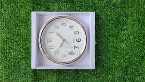Premium Modern Wall Clock / Luxury Aesthetic Home Decor Silent Clock