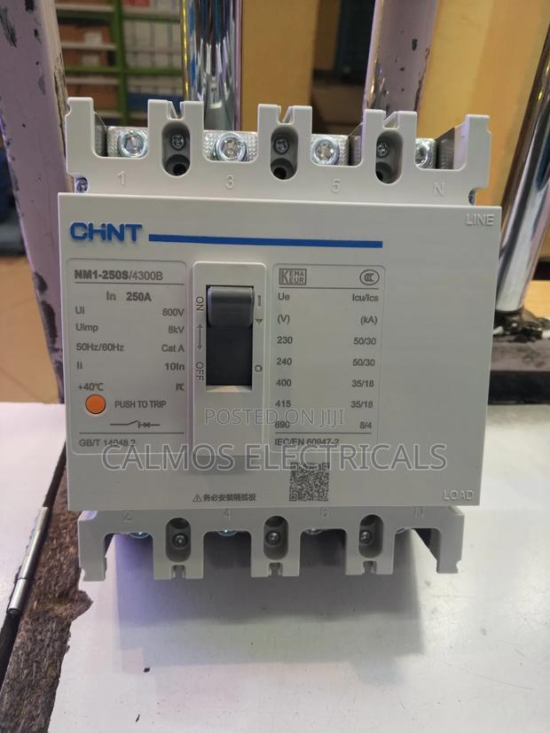250a McCb 4pole Chint, McCb 4pole Chint