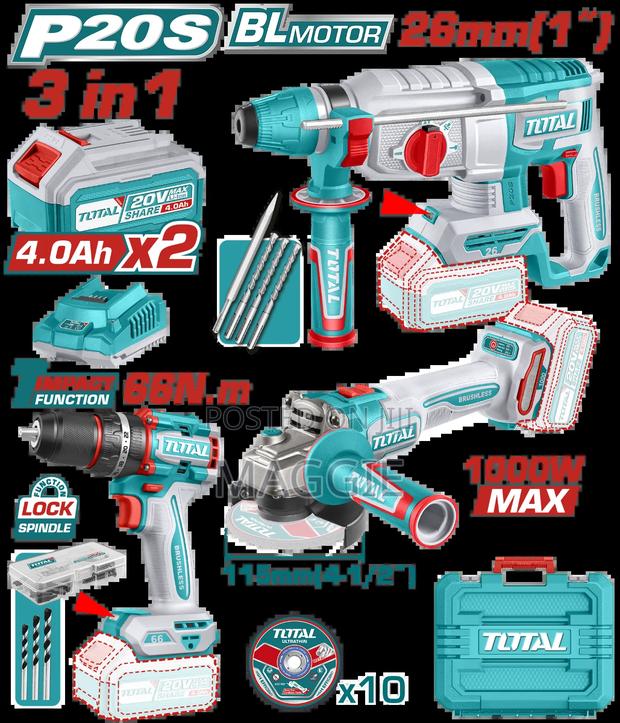 3 in 1 Cordless 3 PCS Combo Kit