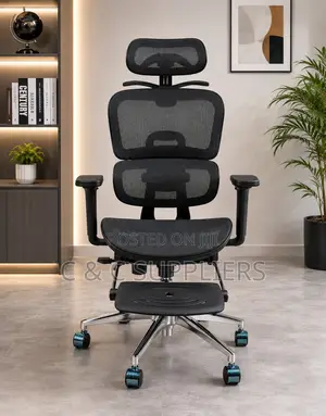 Executive Office Mesh Chair With Footrest