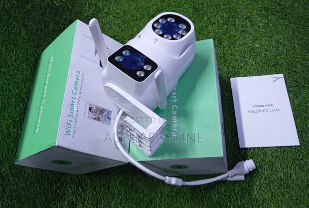 Wifi Dual-Screen Security Camera ,Icsee CCTV Camera Ideal Indoor Use - main view
