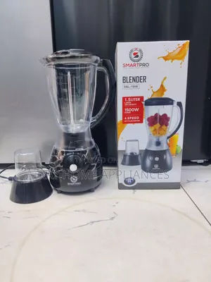 4 Speeds Smartpro Blender 2in1 SBL 100b 2in1 Plastic Jar