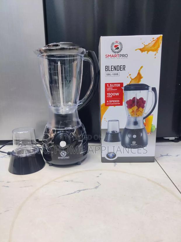 4 Speeds Smartpro Blender 2in1 SBL 100b 2in1 Plastic Jar