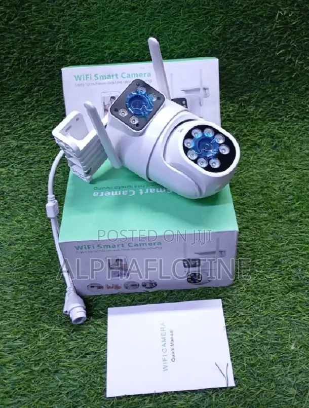 Icsee Camera 4mp Indoor Dual-Screen PTZ Wifi Camera