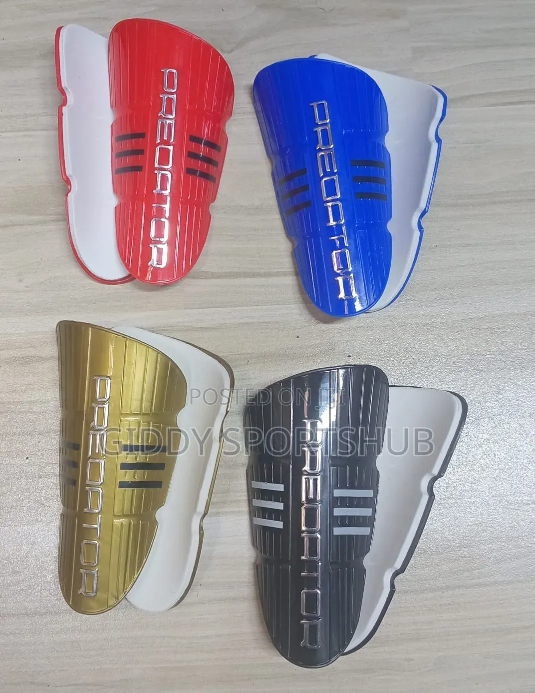 Colorful Football/Soccer Shin Guards