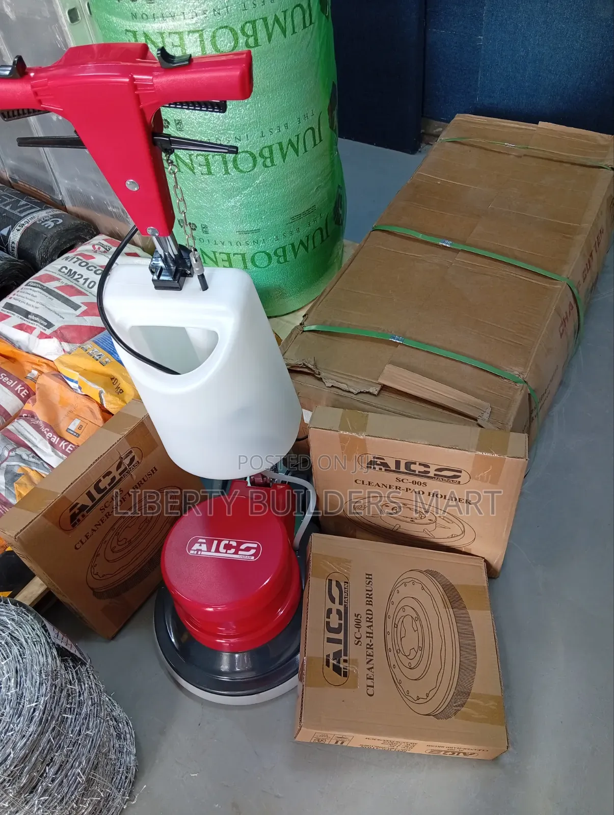 3brush Floor Scrubber