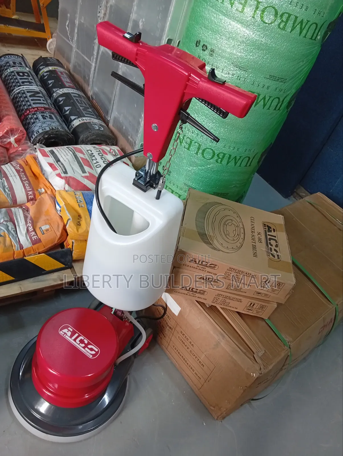 3brush Floor Scrubber