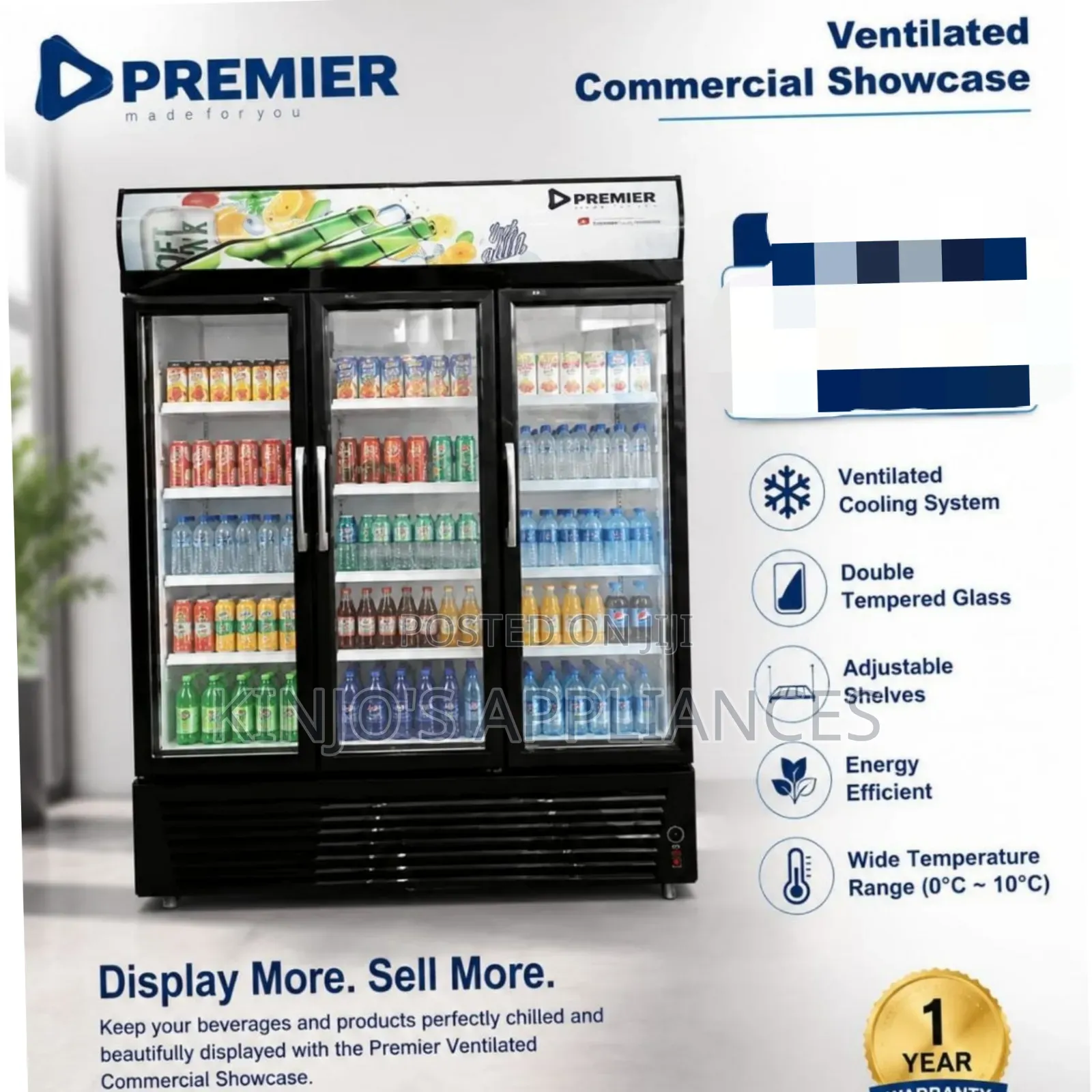 Premier Ventilated Commercial Showcase / Chiller
