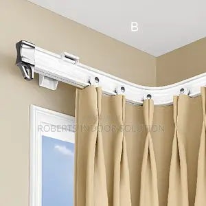 Flexible Ceiling Curtain Track System for Large Areas
