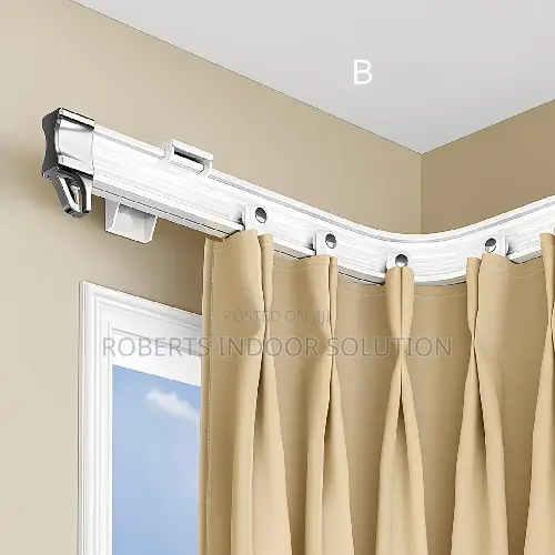 Flexible Ceiling Curtain Track System for Large Areas