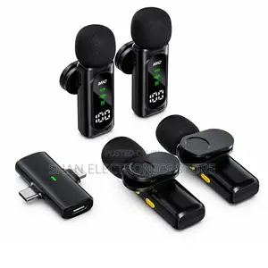 Lavalier T90 Dual 2 in 1 Portable Wireless Microphone