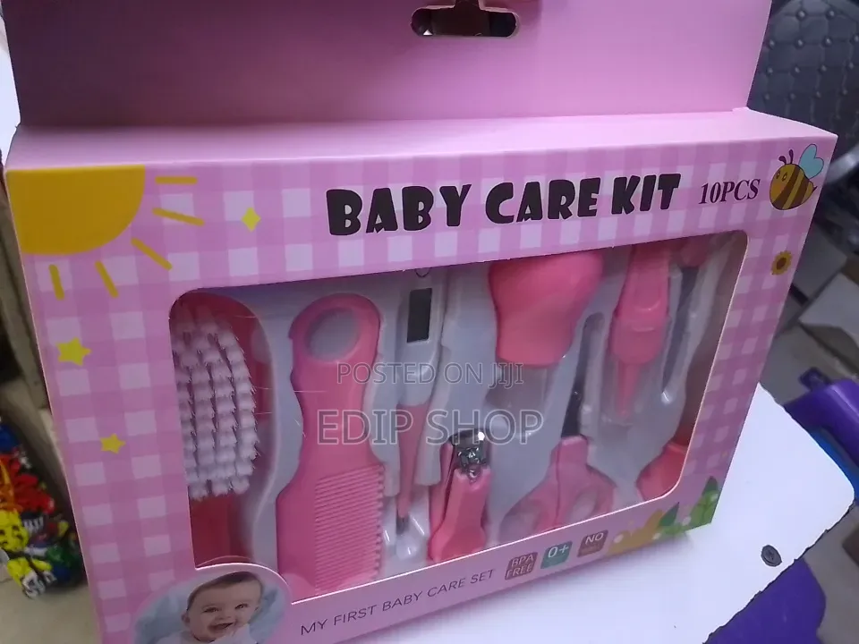 Pink Baby Care Kit.