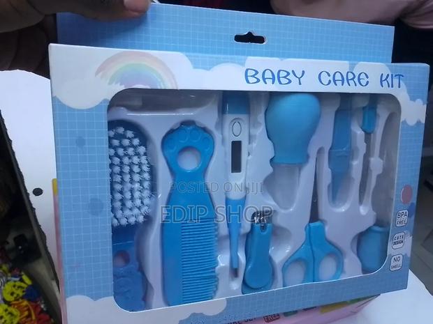 Baby Grooming Kit. Blue Baby Care Kit