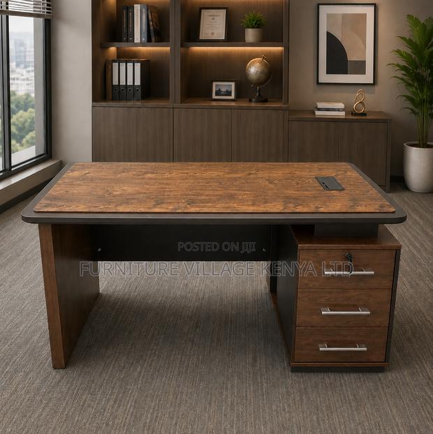 1400mm Golden-Like Office Desk - thumbnail 5
