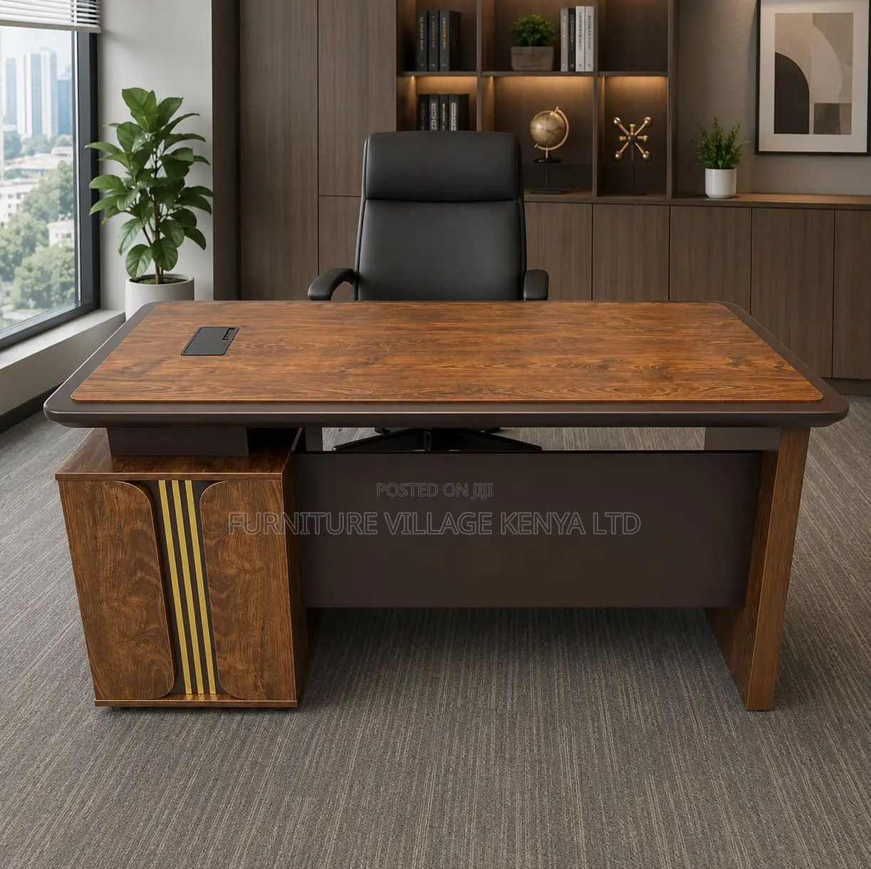 1400mm Golden-Like Office Desk