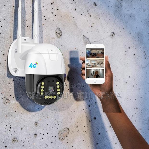 Ip66 Rated Waterproof 4g PTZ Rotating Electric Outdoor Security Camera