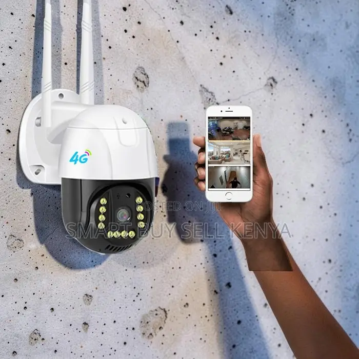Ip66 Rated Waterproof 4g PTZ Rotating Electric Outdoor Security Camera