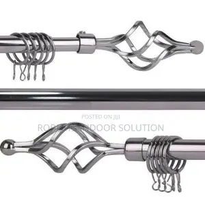 Silver Curtain Rods