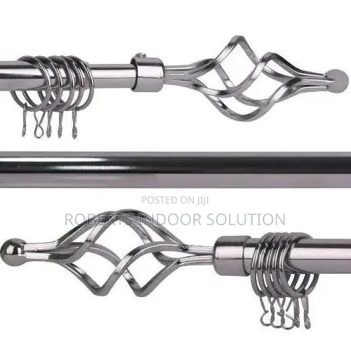 Silver Curtain Rods