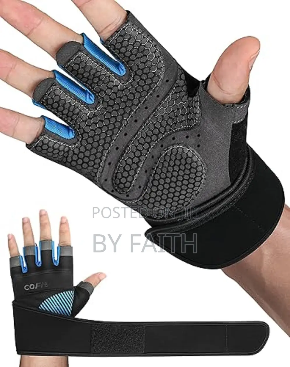 Short Micro Workout Gloves Grip Pads