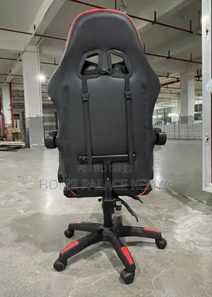 Gaming Desk: Ergonomic Padded Racing Chair