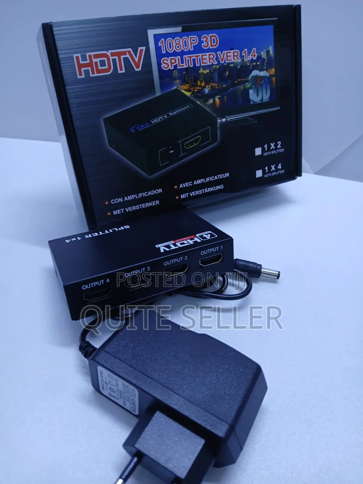 1x4 Hdmi Splitter Adapter – One to Four Displays